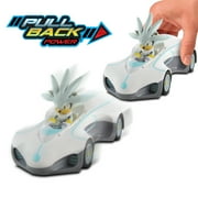 3PK Sonic, Knuckles & Silver Pull Back