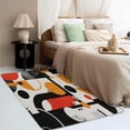 thumbnail image 4 of Abstract Colorful Geometric Area Rug 3x4, Geometric Rugs for Bedroom, Non Slip Stain Resistant Machine Washable Low Pile Super Soft, Geometric Tribal Carpet for Home Decor 8IUp1-334, 4 of 7
