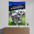 thumbnail image 4 of The Northwest Group Las Vegas Raiders 40" x 57" Midfield Wall Art Tapestry, 4 of 5