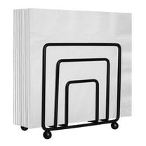 EUWBSSR Napkin Holder for Table,Freestanding Napkin Holder,Dispenser Minimalist Paper Napkin Holder,Iron Reusable Table Napkin Holders for Home Restaurant,5.4×2.1×5in