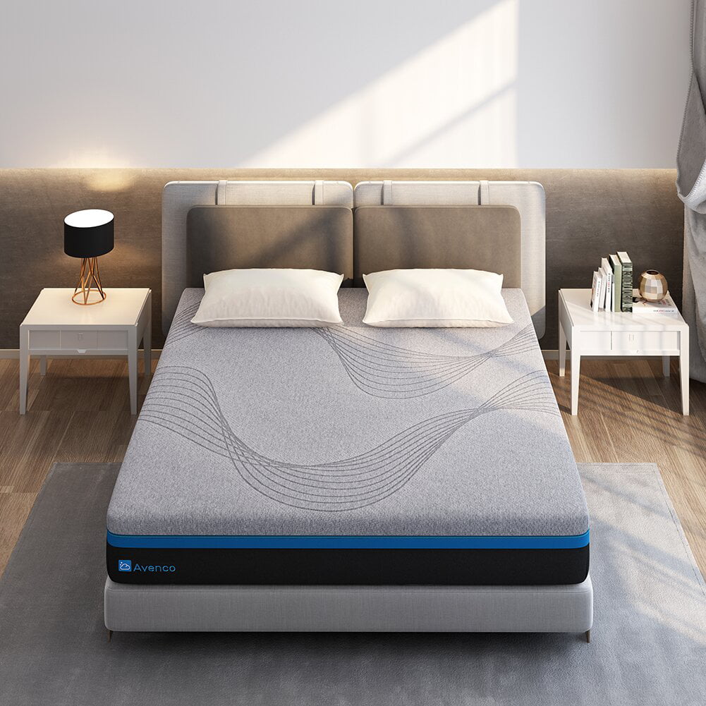 Premium Single Bed Mattress Twin with CertiPUR-US Foam for Supportive Twin Mattress Pressure Relief & Cooler Sleeping 10 Years Support Avenco 10 Inch Twin Memory Foam Mattress in a Box