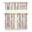 White-87, variant on Kitchen Curtains and Valance Set 36 Inch Tier Pioneer Colorful Floral 3 Pieces Set Dining Room Small Curtain Drapes Cafe Curtains Valance for Home Decor Rod Pocket
