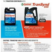 Castrol TranSynd 668 Synthetic Automatic Transmission Fluid, 5 gal