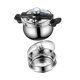 thumbnail image 5 of Olla a presión de 7L con tapa de acero inoxidable para el hogar, ideal para cocinas de inducción, cocinas, comedores y camping. Con vaporizador, 5 of 8