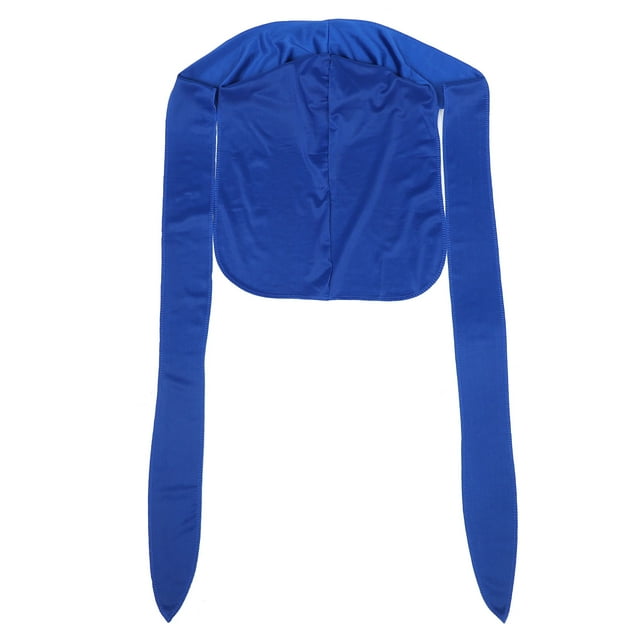 Durag Élastique Mode Longue Queue Durag Large Sangle Enveloppe de Tête pour Hommes et Femmes