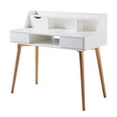 thumbnail image 1 of Teamson Home Table d'Étude en Bois avec Tiroir de Rangement, Blanc, 1 of 10
