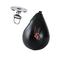 thumbnail image 4 of Saco de boxeo colgante para entrenamiento de velocidad, saco de boxeo de PU Negro, 4 of 9