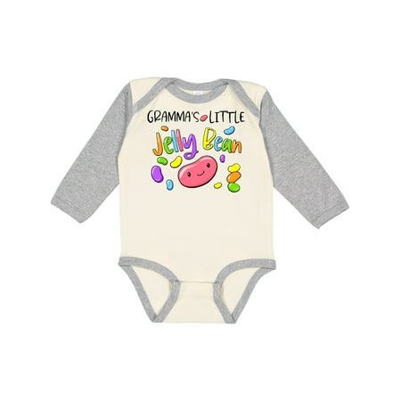 

Inktastic Gramma s Little Jellybean Cute Easter Candy Boys or Girls Long Sleeve Baby Bodysuit