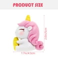 thumbnail image 2 of WEAVILUX 4Pcs Assorted Color Tiny Resin Unicorn Figurines for Table and Garden, 2 of 7