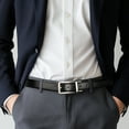 thumbnail image 5 of Timarkment Men Belt Reversible Leather Belts for Men Black Brown Belts, One Belt Reverse Two Side, 5 of 6