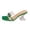 Green, variant on Women Transparent Crystal Heel Mules Square Open Toe Clear Strap Mid Heel Shoes Spring Summer Height Stylish Versatile,Green