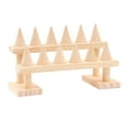 thumbnail image 2 of Expositor de s de madera para almacenamiento de joyería de boda de cajón, madera sin pintar, duradero 2 niveles jinwen Pantalla de anillo de dedo, 2 of 8