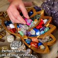 thumbnail image 4 of POINTERTECK Lotus Crystal Tray Lotus Shape Decorative Display Trays Crystal Organizer Bowl for Jewelry Stones Decor, 4 of 7