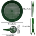 thumbnail image 2 of Outdoor Gauge, Waterproof Solar Powered Garden Gauge, Garden Decor Solar Peacock Spike Light for Out, 2 of 5
