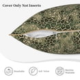 thumbnail image 5 of Haiem Green Snake Skin Print Velvet Soft Solid Decorative Square Throw Pillow Covers Set with Elegant Piping Christmas Cushion Case for Sofa Bedroom Car-16"x16", 5 of 8