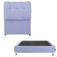 thumbnail image 1 of Box Base Cama Individual + Cabecera Nube Lila, 1 of 8