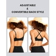 thumbnail image 4 of CRZ YOGA Bikini Tops for Women Padded Adjustable Bathing Swimsuit Spaghetti Straps Swim Bra, 4 of 6