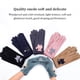 thumbnail image 4 of Qarigey 1 par de guantes térmicos para mujer, a prueba de viento, con pantalla táctil, para deportes al aire libre, cálidos, para montar en guantes y mitones Azul claro Qarigey AP013054-06, 4 of 6