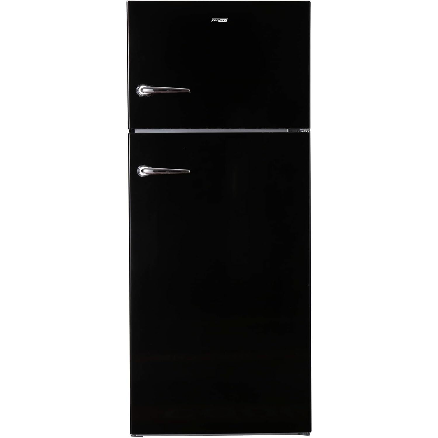 Conserv 18cuft Retro Fridge and Freezer with Ice Maker - Walmart.com