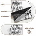thumbnail image 6 of 3'x5' Area Rugs, Black Geometric Indoor Outdoor Area Rug for Living Room Bedroom, Boho Lines White Modern Abstract Art Washable Bathroom Rugs Kitchen Floor Carpet Mats Home Decor Aesthetic, 6 of 8