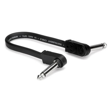 Hosa Flat Guitar Patch Cable, 6 Pack, 6 in