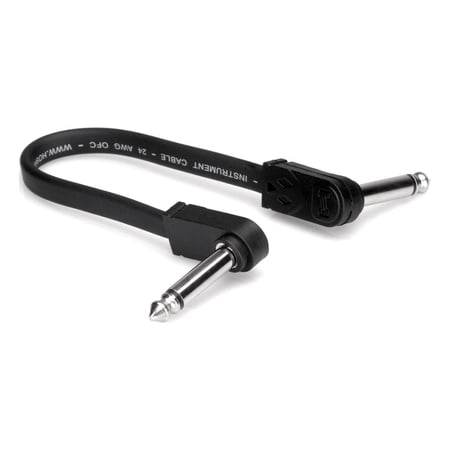 UPC: 0728736060203 | Hosa Flat Guitar Patch Cable  6 Pack  6 in