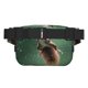 thumbnail image 3 of Fotbe Squirrel Cangurera Cuadrada con Estampado de Doble Capa, Bolsa de Cintura Ajustable Mini para Hombres y Mujeres, 3 of 9