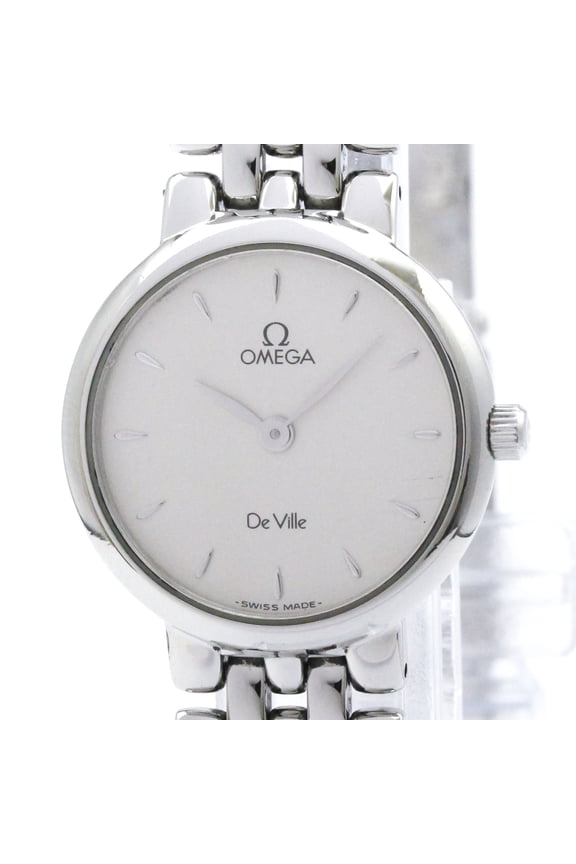 Pre-Owned OMEGA De Ville Prestige Steel Quartz Ladies Watch 7560.31 Polished