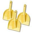 thumbnail image 1 of Recogedor y escobilla LUXVI de plástico resistente para limpieza eficiente (amarillo, 3 pzs), 1 of 3