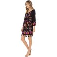 thumbnail image 2 of Trina Turk Women's Sandrah Embroidered Dress, Indigo, 8, 2 of 3