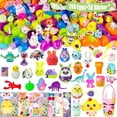 thumbnail image 1 of Huevos de Pascua prellenados SQZUWIT, 200 unidades con juguetes y pegatinas, 1 of 6