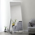 thumbnail image 2 of Full Length Floor Mirror Standing Rectangle Gray Silver 65"x22", 2 of 9