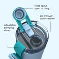 thumbnail image 4 of Bubba Water Jug, 64 Oz, Stainless Steel, Vacuum Insulated Leakproof With Carrying Strap, DualSip 2-Way Lid, Daydreamin', 4 of 10