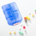 thumbnail image 4 of organizador de pastillas de viaje perfecl 10 rejillas azul, 4 of 6
