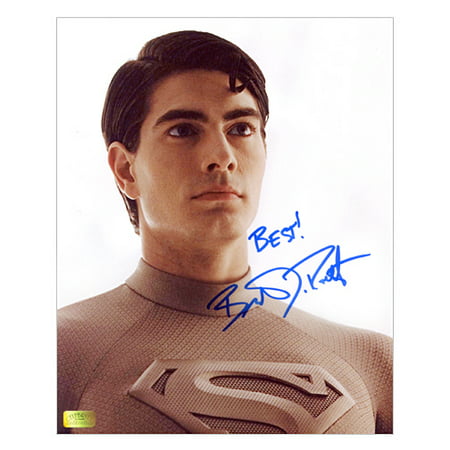 Brandon Routh Autographed Superman Returns Pod Suit 8x10 Photo