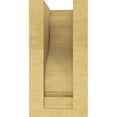 thumbnail image 4 of 4"W x 4"D x 8"H Wide Scroll Rough Cedar Woodgrain TimberThane Corbel, Primed Tan, 4 of 6