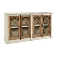 thumbnail image 1 of Chamblis 80-inch Fretwork Hutch Sideboard Server with Cremone Bolts, 1 of 3