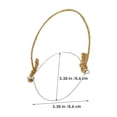 thumbnail image 2 of LIFKOME 10Pcs Wire Mason Jar Holders with Burlap Rope Perfect for Solar Light Hanging, 2 of 8