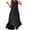 Black summer dresses for women, variant on Summer Saving Wycnly Summer Dresses for Women Casual Solid Loose Ruffle Swing Button Down Shirt Maxi Dresses 2024 Sleeveless Lapel Plain Long Formal Dress Black l