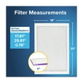 thumbnail image 3 of Filtrete 18x30x1 HVAC Furnace Air Filter, MPR 1500 MERV 12, Allergen, Bacteria and Virus, 1 Filter, 3 of 13