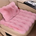 thumbnail image 2 of fastboy Plush Car Seat Cushion For Luxurious Driving Experience With Good Anti Slip Effect At Bottom Light gray, 2 of 6