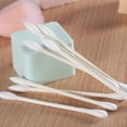 thumbnail image 4 of FELTECHELECTR 500 bastoncillos de algodón desechables de doble cabezal para maquillaje de mujer, herramientas para limpiar los oídos (100 unidades por paquete, 5 paquetes en total)., 4 of 6