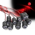 thumbnail image 4 of 10 Pcs/set 12v 10mm Pre-wired Constant Led Ultra Bright Water Clear Bulb Cable 20cm Prewired Led, 4 of 4