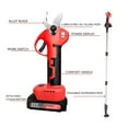 thumbnail image 5 of Electric Pruning Shears With LED Display, Professional Cordless Electric Pruner, Battery Operated Pruners ,Gardening Tree Branch, 5 of 5