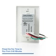thumbnail image 3 of Panasonic FV-WCD01-W WhisperControl Preset Countdown and Hourly Timer On/Off Wall Switch - White, 3 of 5