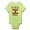 Kiwi, variant on CafePress - Cute And Lebanese Body Suit - Baby Light Bodysuit, Size Newborn - 24 Months
