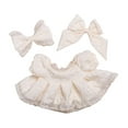 thumbnail image 3 of Vestido de princesa Strade Fareast Limited 3 piezas con horquilla de lazo para muñecas de 15 pulgadas Beige, 3 of 8