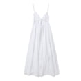 thumbnail image 3 of FRSASU Women's Summer Beach Sundress formal Wedding Guest Dress, Backless Flowy Vacation Boho Maxi Dresses White, 3 of 7