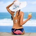 thumbnail image 5 of Starry Sky Flamingo Detachable Sponge Adjustable Strap Bikini Set - Two-Pack Swim Wear One-Piece Swimsuits, 5 of 6