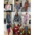 thumbnail image 5 of Ekouaer Pajamas Set for Women Soft Comfy Pjs Sets Long Sleeve Sleepwear Loungewear, 5 of 6